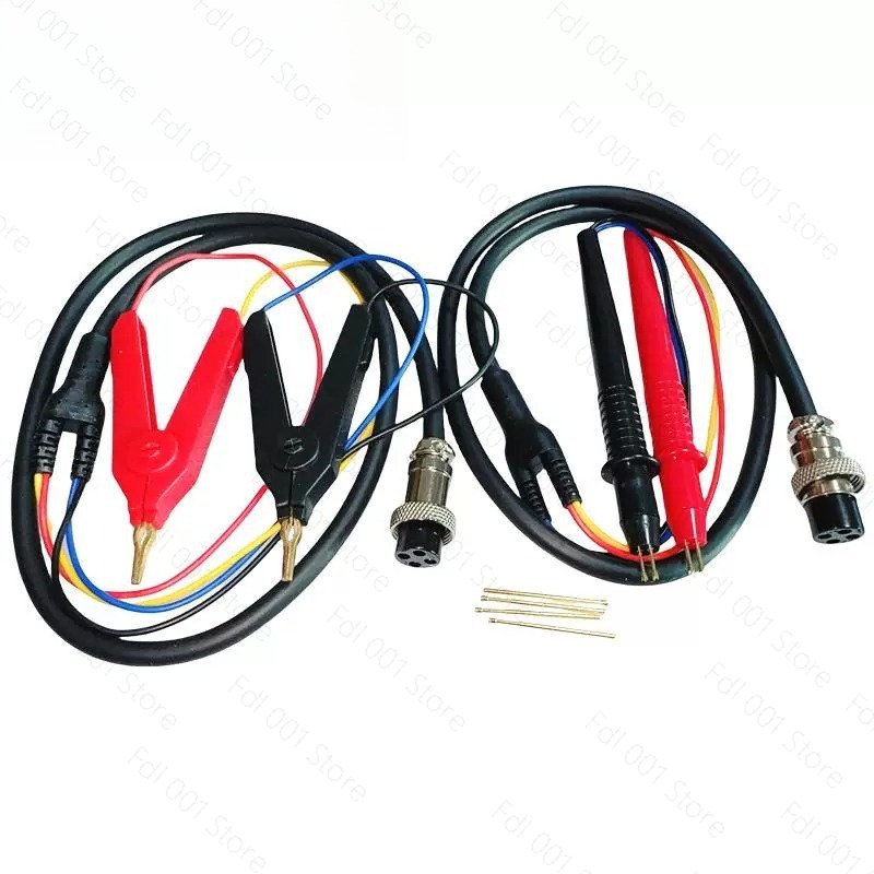Battery Internal Resistance Tester Four Wire - Vierdraht-Batterie-Innenwiderstandstester-Stift mit Messspitze, Batterietester-Teststift, Innenwiderstandstester-Stift