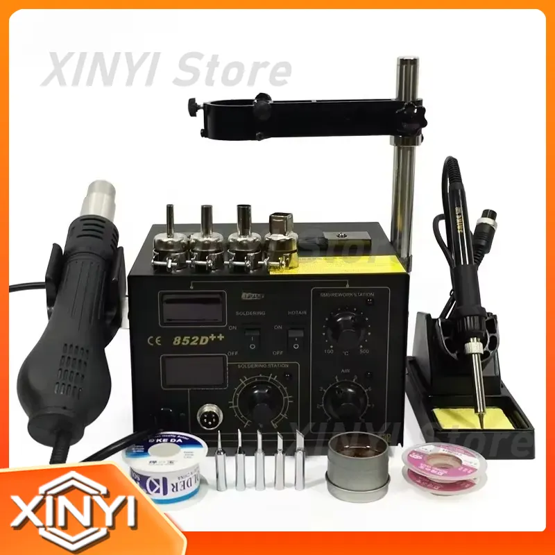 SAIKE 852D++ 2-in-1 SMD Rework – Smd Rework Station Hot Air Soldering 2 In 1 Bewertung und Preis