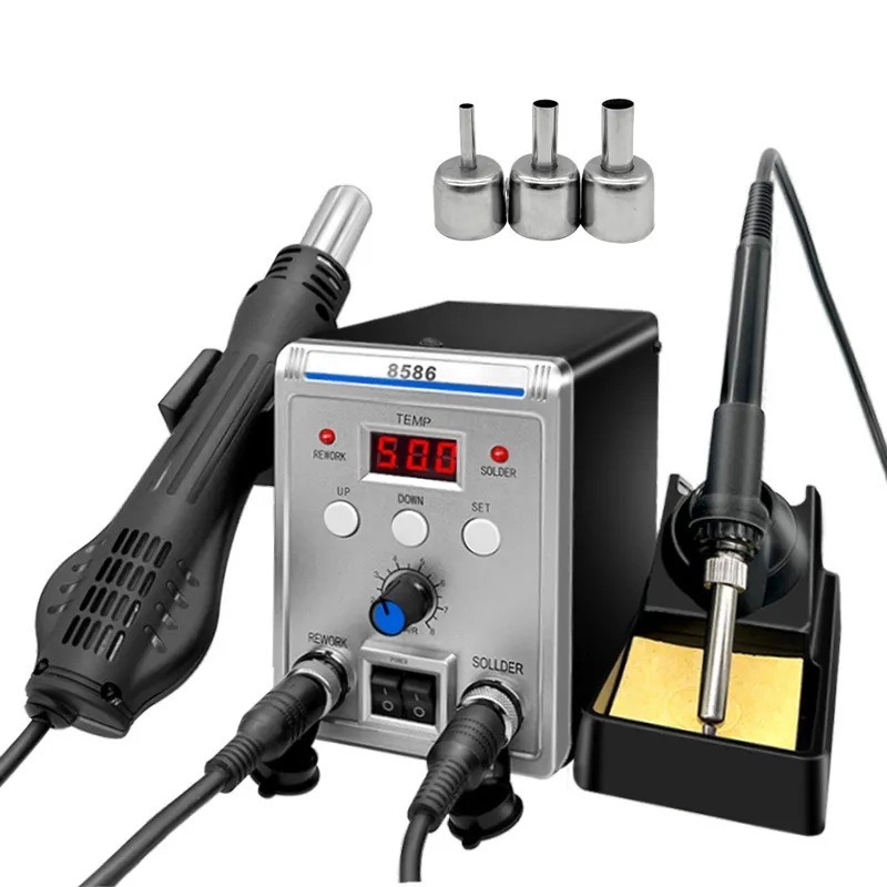8586 2-in-1-Löt- und Rework-St – Smd Rework Station Hot Air Soldering 2 In 1 Bewertung und Preis
